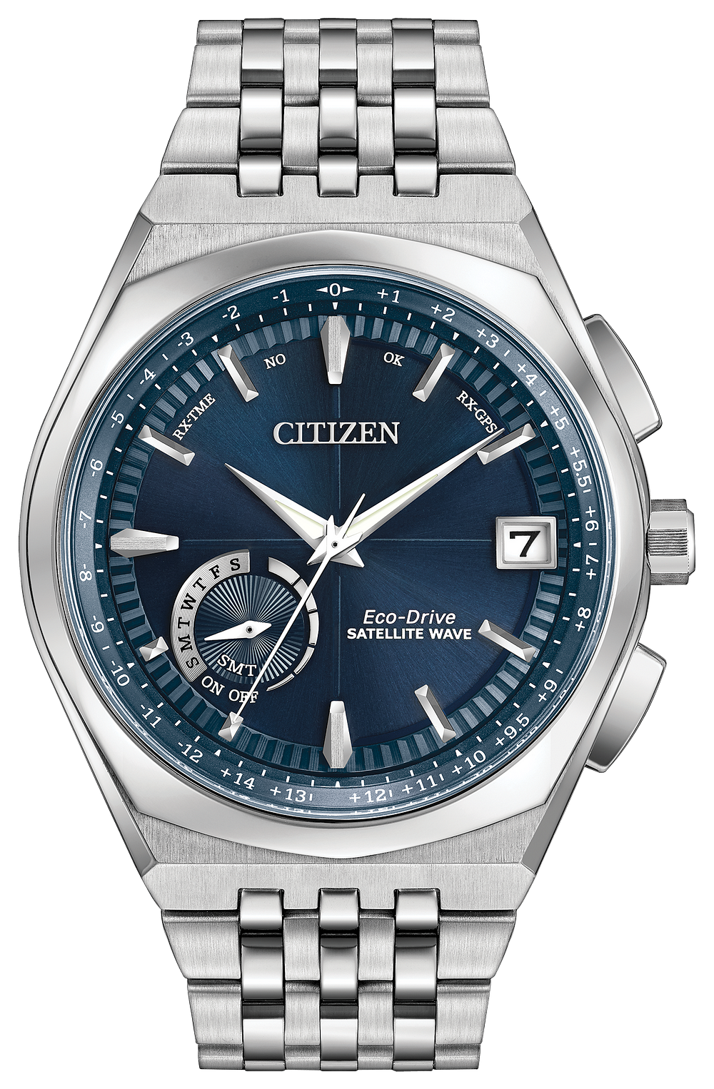 Satellite Wave World Time GPS - Men's Silver CC3020-57 Watch | Citizen